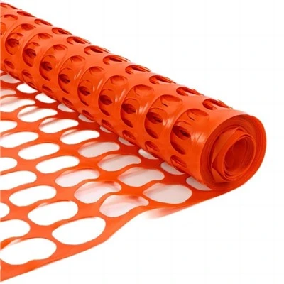 Recinzione da costruzione in plastica arancione